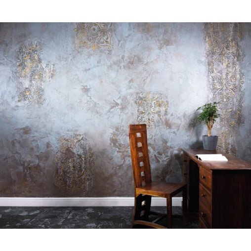 Vopsea decorativa pentru interior, efect Calce D'Autore